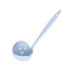 Cuchara Cucharón Dos-En-Uno Mango Largo Cuchara Coladora Cuchara de Plástico Cuchara para Olla Caliente Cuchara de Paja de Trigo Cuchara de Plástico
