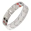 Pulseira Magnética Masculina de Liga Metálica Cross Mais Vendida Acessórios para Pulseira Hexagonal de Personalidade para Casal Venda por Atacado