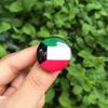 Insígnia de Bandeira Mundial, Emblema Nacional, Broche da Ucrânia, Patch de Gema Crystal Time, Produção de Insígnias Personalizadas a partir de Imagens Fornecidas