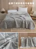 Manta de Gasa Toalla Colcha Algodón Puro 100% Algodón Siesta Oficina Sofá Manta Pequeña Verano Estilo Delgado