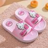 Sanrio genuíno sapatos infantis primavera e verão novos meninos e meninas dos desenhos animados interior e exterior chinelos de fundo macio