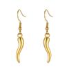 Europa y Estados Unidos suministro mayorista transfronterizo de colgante de forma irregular, joyería de regalo de dama chili, aretes de acero inoxidable