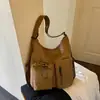 Bolsa tote casual e simples para mulheres, bolsa de ombro e transversal de grande capacidade, mochila 2026 nova, moderna e fashion para mulheres