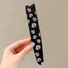 Parche de Flequillo de Hilo Tejido, Parche Mágico para el Cabello, Diadema para Lavarse la Cara, Diadema para Mujer, Herramienta para Ordenar el Cabello, Parche Adhesivo