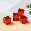 Cubos de Gelo Luminosos de Acrílico Cubos de Gelo Coloridos Artificiais Estéreo Venda por Atacado Microscópicos Props DIY Acessórios para Joias Artesanais