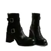 Nuevas botines para mujer, cómodos y elegantes, de ajuste ceñido, suelas gruesas y diseño retro francés, perfectos para otoño, con tacones gruesos, colección 2026