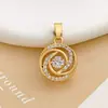 Colgante Venta Caliente Transfronteriza Alas de Ángel Inteligentes Accesorios de Joyería DIY Moda Versátil de Bajo Lujo Accesorios con Galvanizado de Oro Real