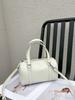 Corea del Sur Bolso de Nicho Dearni Dongdaemun Bolso Almohada de Piel de Vaca Bolso Boston Pequeño Bolso Cruzado Portátil para Hombro Mujer