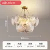 Lustre de Vidro para Sala de Estar, Lâmpada Quente, Romântica e de Luxo Leve para Quarto, Lustre Criativo de Personalidade Nórdica para Restaurante, Lâmpadas Zhongshan