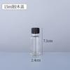 Botella Boston Transparente de Gama Alta Botella con Atomizador Engrosada Botella Gotero de Vidrio Botella para Aceites Esenciales Botella de Presión Recargable