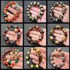 Pulsera de Ágata Tianzhu Jade Pulsera Tianzhu de Nueve Ojos Tres Ojos Lutong Pulsera de Cuentas de Ábaco Lineal Dijo Antiguo
