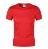 Uniforme de Equipo Deportivo para Maratón al Aire Libre Camiseta Cultural de Cuello Redondo Secado Rápido Manga Corta Camisa Cultural Publicitaria Personalización