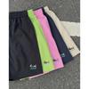 Shorts de Seersucker para Filhote de Dachshund Masculino Verão Juventude Esportes Corrida Calças Casuais Cor Dopamina Calças de Praia
