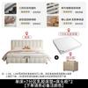 Cama Moderna Minimalista de Alta Gama con Tejido Tecnológico, 1.5X 2m, para Uso en Casa, Cama Matrimonial, Cama de Bodas, Cama Matrimonial 1.8X 2m
