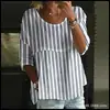 2025 Camiseta Feminina Independente Transfronteiriça Casual Estampa Digital de Aranha Morcego Manga Média Franzida Gola Redonda Top 2