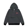 Sudadera con capucha de bloque de color a rayas con estampado de letras estilo americano 2026, unisex, otoño/invierno, chaqueta con cremallera de pareja de moda, transfronteriza