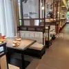 Fabricante Original Personalizado Sofá de Canto para Restaurante Sofá de Canto em Couro Sofá de Canto em Madeira Maciça Mesa de Jantar