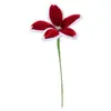 Flor Artificial Lily Palo Retorcido Hecho a Mano Producto Terminado Arreglo Floral Creativo Arreglo Floral Ramo Eterno con Decoración Floral Flor Artificial