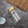Taza de Vidrio de Doble Capa con Asa, Taza de Oficina con Logo Impreso, Vaso de Agua de Vidrio de Alto Borosilicato, Taza de Té, Regalo Empresarial Resistente al Calor