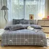 Juego de cuatro piezas de algodón con estampado de aloe vera 2026, juego de tres piezas para dormitorio de estudiante, sábana individual y funda de edredón