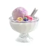 Copo de sorvete atacado copo de suco copo de vidro copo de milk tea tigela de sobremesa salada sorvete copo de milkshake bebida gelada copo de sorvete