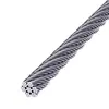 Atacado do Fabricante Cabo de Aço Galvanizado Galvanizado a Quente Multicabo 7 Fios 19 Fios 345610mm Exportação Alta Resistência à Prova de Ferrugem