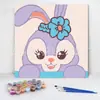 Pintura al Óleo Digital Niños Bricolaje Pintado a Mano Dibujos Animados Relleno de Color Pigmento Pintura Decorativa Pintada a Mano Fabricante Venta al por Mayor
