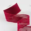 Estilo Francês Chiffon com Laço para Cabelo Acessórios DIY Flor de Laço Material Embalagem Caixa de Presente Suéter Suéter Tela de Arame Fita