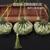 Año de la Serpiente Festival del Bote del Dragón Bolsita Regalo Colgante Estilo Chino Nuevo Retro Bolsita Estilo Antiguo Bolsa Vacía con Bordado de Borla de Ajenjo Loto