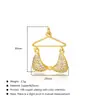 Colgante de Bikini para Playa de Verano para Mujer Chapado en Cobre 18K Personalizado Accesorios de Colgante para Traje de Baño
