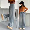 Jeans para Niñas 2026 Nuevo Estilo para Niños Mayores, Pantalones de Pierna Ancha Rectos Sueltos de Moda para Primavera/Otoño para la Escuela