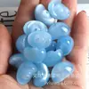 Color Degradado Ojo de Gato Atrae Riqueza Yuanbao Cuentas DIY Hecho a Mano Enhebrado Agujero Recto Cuentas Sueltas Llavero Correa de Teléfono Colgante Accesorios