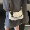 Bolso de cuadros para mujer 2026, nuevo estilo, versátil, para ir al trabajo, retro, casual, de un solo hombro, estampado, para llevar bajo el brazo, cruzado