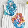 Nuevos Parches Bordados de Sirena para Ropa, Parches Decorativos para Ropa y Bolsos, Bordado Autoadhesivo Mágico para Manualidades