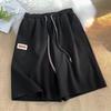 Bermudas rectas casuales estilo Hong Kong estilo coreano para hombre, marca de moda de verano Harajuku, ropa exterior deportiva de talla grande, shorts combinables