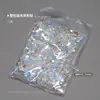 Explosiones Caliente Elfo Uña Diamante Aurora Fondo Plano Diamante Estéreo Mini Joyería Color Mágico Forma Uña Diamante Accesorios