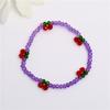 Nuevo Pulsera de Cereza Cristalina Original del Joker para Mujer Estilo Han Feng ins Tejido a Mano Pulsera de Niña Venta al por Mayor