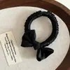 Lazo Coreano de Alta Elasticidad para el Cabello Estilo Básico Sujetador para Cola de Caballo Elegante de Gama Alta Accesorio Versátil para el Cabello