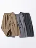 Pantalones Casuales Largos de Botones Elegantes para Niños, Primavera 2026, Rectos Holgados Versátiles, de Vestir Modernos
