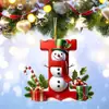 Nuevo Colgante Decorativo Plano de Acrílico Transfronterizo para Festival Navideño Adorno para Árbol de Navidad Decoraciones Navideñas para el Hogar