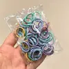 Diademas elásticas negras para niños, suaves con el cabello, alta elasticidad, sujetadores de pelo duraderos, accesorios para el cabello