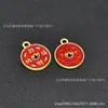 Colgante Año del Dragón Suerte Suerte Doble Dragón jugando con Cuentas colgante pulsera collar pendientes etiqueta accesorios de joyería diy