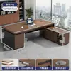 Mesa de Escritório Comercial Simples Mesa de Chefe Mesa de Escritório de Alto Padrão Estação de Trabalho para Funcionário Casa Gaveta Mesa para Computador de Mesa