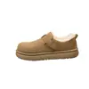 Zapatos Birkenstock con Flocked para Mujer 2026 Nuevo Estilo Otoño e Invierno Mocasines Cálidos Slip-on Botas de Nieve Mocasines de Algodón
