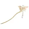 Pinza para el Cabello Elegante Vintage Antigua con Borla de Mariposa Super Hada Pinza para el Cabello de Alta Calidad Elegante Versátil Adorno para la Cabeza Paso a Paso para Mujeres