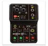 Grabación de computadora transfronteriza, transmisión en vivo principal, tarjeta de sonido USB, mezclador sin unidad, portátil, pequeño, mini mezclador de 2 vías, tarjeta de sonido