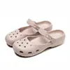 Zapatos de Madera para Mujer, Sandalias Mary Jane Antideslizantes, Zapatos Planos de Verano para Playa, Zapatos Casuales para Enfermera, Zapatos de Ballet, Zapatos de Jardín