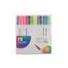 Marcador de Pincel de Acuarela de Doble Punta Lavable Set de Pinceles para Niños Pintura Artística para Estudiantes Tinta a Base de Agua Pluma de Trazo Fino Apilable