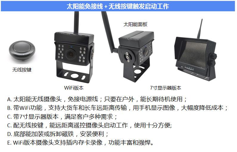 太阳能无线摄像头F2-S