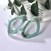 2026 Novos Brincos de Acrílico Estilo Ins Versáteis Elegantes Tarrachas de Orelha Femininas Moda Simples Acessórios de Orelha Design de Nicho